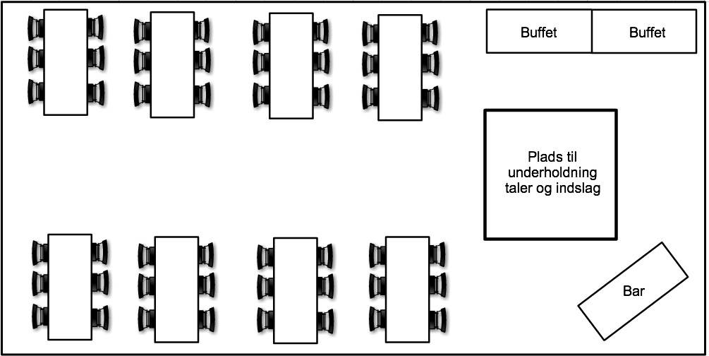 Partytelt på 5x8 meter